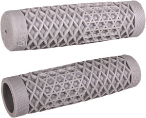ODI Vans Grips Gray 1in Pair - Classic Vans waffle pattern grips in gray, 1in bars