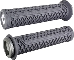 ODI Vans V2.1 Lock-On Grips Graphite/Grey 135mm Pair - Lock-on grips, Graphite/Grey, 135mm, universal fit
