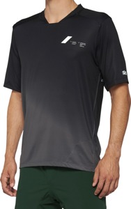 100% Men's Celium Jersey, Black/Charcoal, Medium