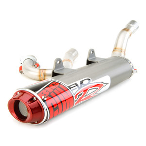 Big Gun EVO R Full Exhaust Red End Cap Fits 06-14 Honda TRX450