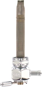 Pingel Power-Flo Petcock Hex 22mm 90 Deg. Rear Outlet 4311-CH