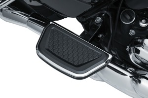 Kuryakyn Hex Passenger Board Inserts Chrome