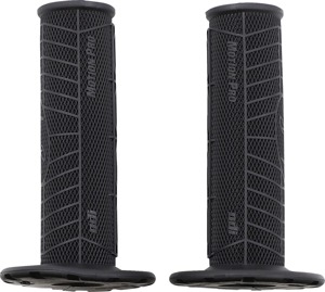 ODI DirtControl II Slip-On Grips Black Pair Universal 7/8in Bars - Universal fit for 7/8in handlebars, color Black