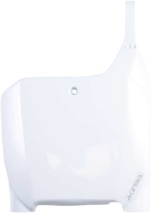 Front Number Plate - White - For 02-03 Honda CRF450R 00-03 CR125R CR250R