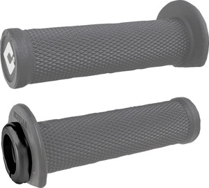 ODI Ruffian V2.1 ATV Grips 125mm Soft Grey Black - Soft lock-on grips, 125mm, grey/black, universal