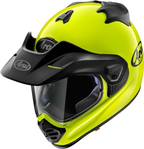 Arai XD-5 Solid Helmet Medium Fluorescent Yellow - Dual sport helmet in Fluorescent Yellow