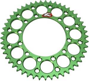 Renthal Ultralight Rear Sprocket 49T Green Fits 2020 Kawasaki KX100