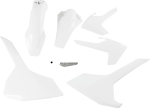 Acerbis Standard Plastic Kit Husky White For Husqvarna TE FE 2017-2019 - Body plastic kit for Husqvarna TE FE 2017-2019