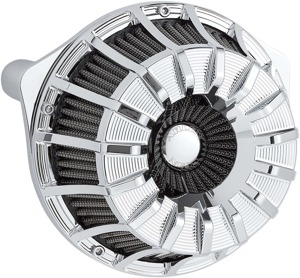 Arlen Ness 15 Spoke Inverted Sucker Air Cleaner Chrome