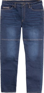 ICON Uparmor Covec Jeans Men's 36 Blue - Men's sport riding jeans with D3O protection