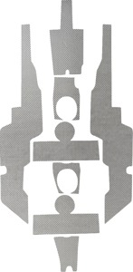 DEI Center Console Heat Shield Kit For Polaris RZR XP 4 1000/Turbo