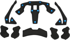 100% Trajecta Bicycle Helmet Liner Black Small - Replacement liner for 100% Trajecta helmets, size S