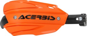 Acerbis Endurance X Handguards Orange Black Universal - Ultra-durable closed handguard, Orange/Black, Universal