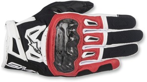 SMX-2 V2 Air Carbon Motorcycle Gloves Black/Red/White 3X-Large