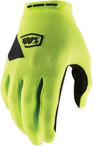 100% Men's Ridecamp Glove Medium Flo Yellow