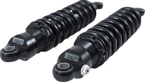 Ohlins STX36D Blackline Twin Shocks Black Pair For Harley Dyna 91-17 - Rear shocks, pair, For Harley-Davidson Dyna 91-17
