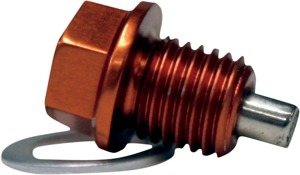 Moose Magnetic Drain Plug M12x1.5x20mm Orange
