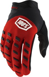 100% Youth Airmatic Off-Road Gloves - Red/Black, Size M