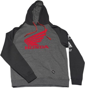 Men's Honda Wing Hoody - Honda Wing Hoody Charblk Xl