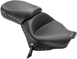 Mustang Wide Studded Seat Black For 10-20 Honda VT750C2/C2B Shadow