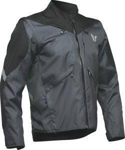 Thor Terrain Dual Sport Jacket 3XL Charcoal Black Men's - Men's 3XL dual sport jacket in charcoal/black