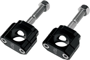 Renthal 28.6mm Clamps No Offset M10 x 77mm Black Bar Mounts