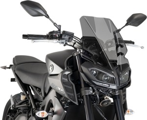 Puig Naked New Generation Touring Windscreen Dark Smoke Fits MT-09