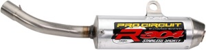R-304 Shorty Aluminum Slip On Exhaust Silencer - For 00-01 Yamaha YZ125