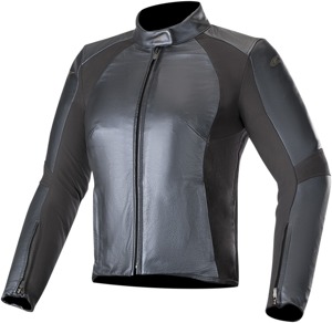 Women's Vika V2 Leather Street Riding Jacket Black US 6