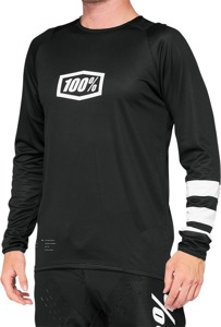 Men's R-Core Long Sleeve Jersey - Rcore Ls Jsy Blkwht 2Xl