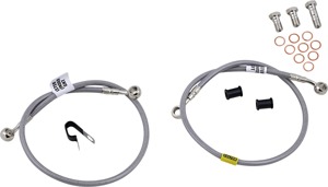 Stainless Steel Front 2-Lines Brake Line Kit - For 06-07 Kawasaki ZX10RNinja