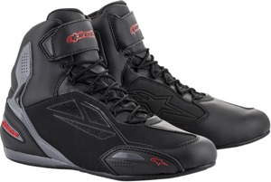 Drystar Street Riding Shoes Black/Gray/Red US 7.5