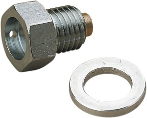 Magnetic Drain Plug w/ Washer M12 x 1.25 - For 92-02 Suzuki RM80 RM85 RM125 RM250 RMX250