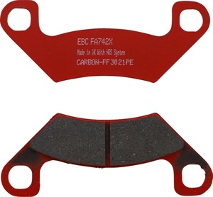 EBC FA742X Carbon X Rear Brake Pads For Arctic Cat Wildcat XX - Rear brake pads for Arctic Cat Wildcat XX, Prowler Pro
