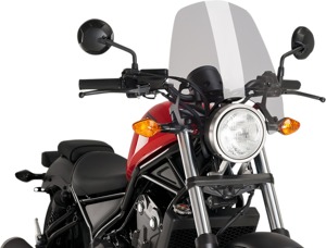 Puig Naked New Generation Touring Windscreen Smoke Fits Rebel 500
