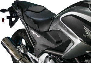 Sargent World Sport 2-Up Seat Black CarbonFX Vinyl For NC700X