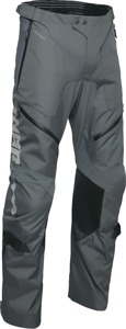 Thor Terrain Over-the-Boot Pants Black/Charcoal Gray Men's Size 36 - Men's dual sport pants, over-the-boot, size 36, black/gray