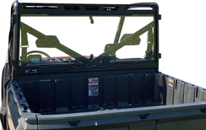 Moose Offroad Rear Back Panel Clear Polycarbonate For Polaris Ranger - Rear panel for Polaris Ranger XP/900/1000 UTVs