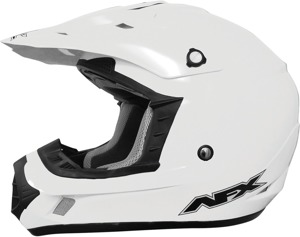 FX-17 Full Face Offroad Helmet Gloss White Medium