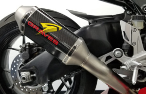 Graves Carbon Fiber Slip-On Exhaust Black Fits 17-22 Honda CBR1000RR