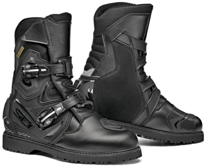 Sidi Mid Adventure 2 Gore Boot Black/Black Size 46 - Waterproof ADV boots, Black/Black, Size 46