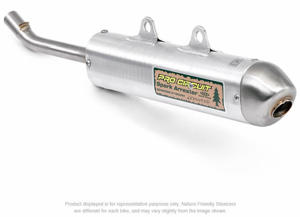 Nature Friendly Slip On Exhaust Silencer w/ Spark Arrestor - For 02-20 KX65 & 03-06 RM65