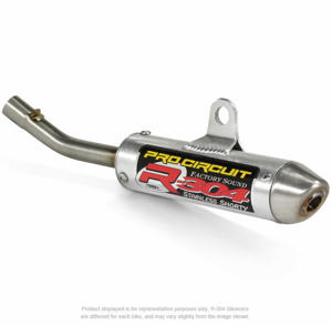 R-304 Shorty Aluminum Slip On Exhaust Silencer - For 00-01 Honda CR125R