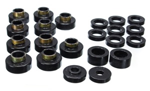 Energy Suspension Body Mounts - Black