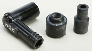 NGK LD05FP Spark Plug Resistor Cap 90 Degree Elbow - Fits various Suzuki, Kawasaki, and Honda models