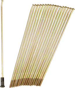Double Butted Spokes Gold/Black Front 21" 36/PK - For 95-18 CR CRF XR