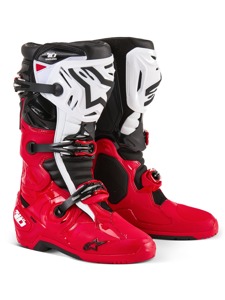 Alpinestars Tech 10 Enduro Boots Red/Black/White US 11 - Premium off-road boots with size US 11