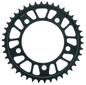 BikeMaster Rear Steel Sprocket 525 42T Black For Honda - 525 42T steel rear sprocket For Honda