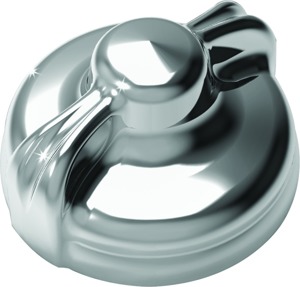 Kuryakyn Easy Turn Dipstick Cap Chrome - Easy-turn chrome dipstick cap for quick oil checks