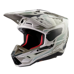 Alpinestars S-M5 Mineral Helmet XL Warm Grey/Celadon Green Offroad - Offroad XL helmet in Warm Grey/Celadon Green